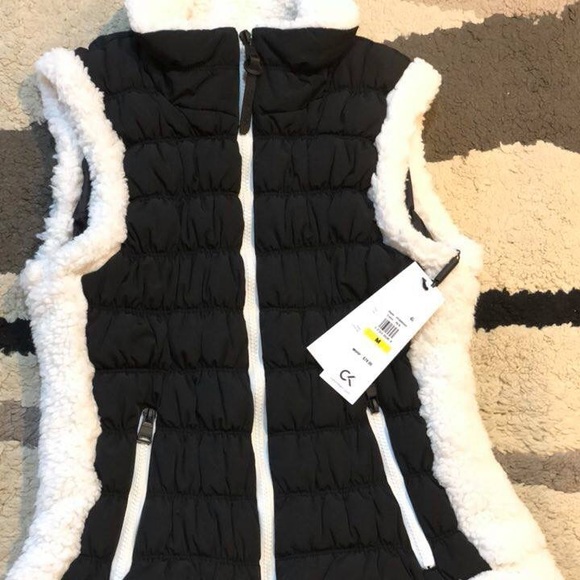 calvin klein sleeveless jacket